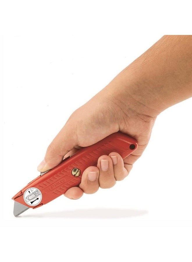 Stanley 0-10-189 Safety Knife 99E Red Durable Blade Utility Knife  - Image 3
