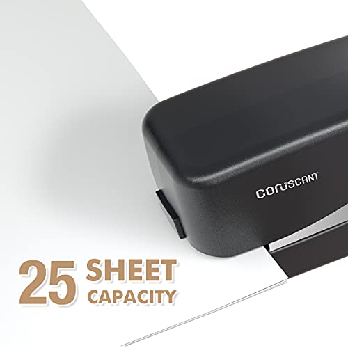 Coruscant Electric Stapler, Heavy Duty Desktop Stapler, Includes 2000 Staples and 1 Staple Remover, No-Jam Automatic AC or Battery Powered, 25 Sheet, Professional for Office Home School Use - Image 3