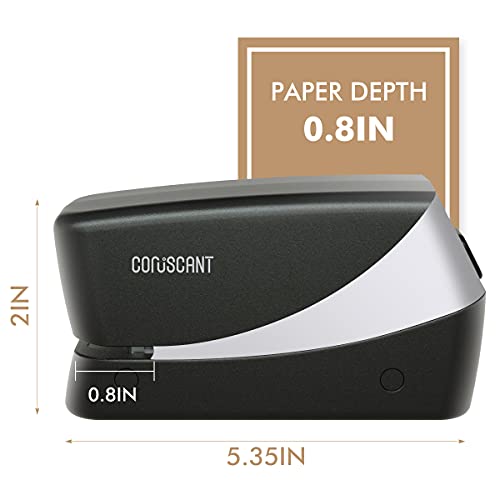 Coruscant Electric Stapler, Heavy Duty Desktop Stapler, Includes 2000 Staples and 1 Staple Remover, No-Jam Automatic AC or Battery Powered, 25 Sheet, Professional for Office Home School Use - Image 2