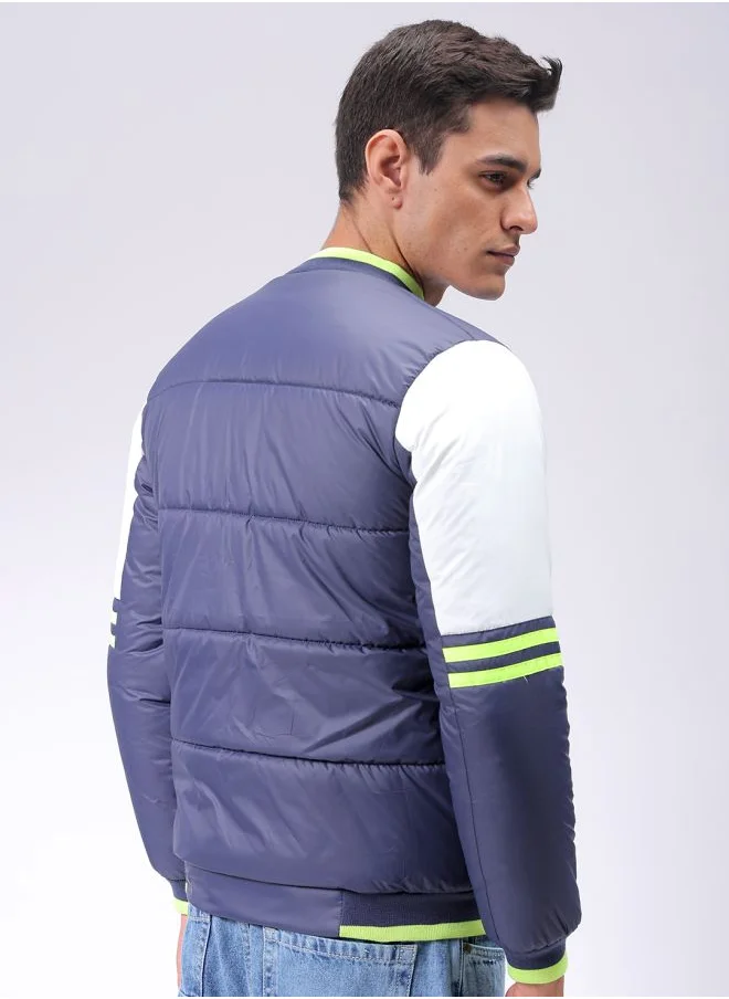 The Indian Garage Co Men Slim Fit Mix & Match Puffer Jackets