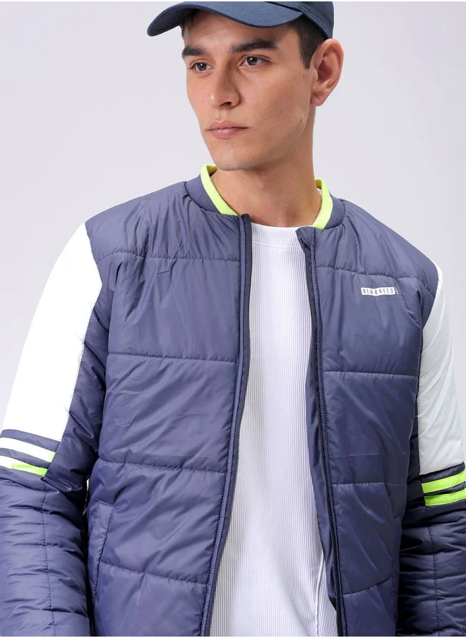 The Indian Garage Co Men Slim Fit Mix & Match Puffer Jackets