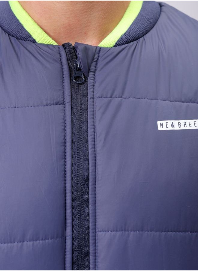 The Indian Garage Co Men Slim Fit Mix & Match Puffer Jackets  - Image 5