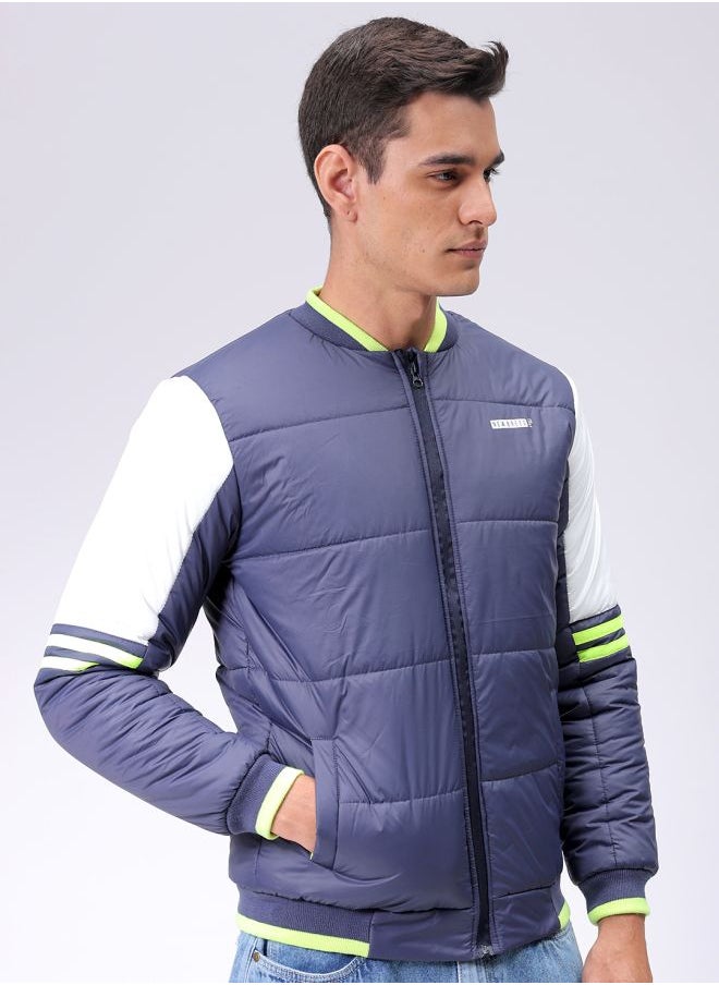 The Indian Garage Co Men Slim Fit Mix & Match Puffer Jackets  - Image 4