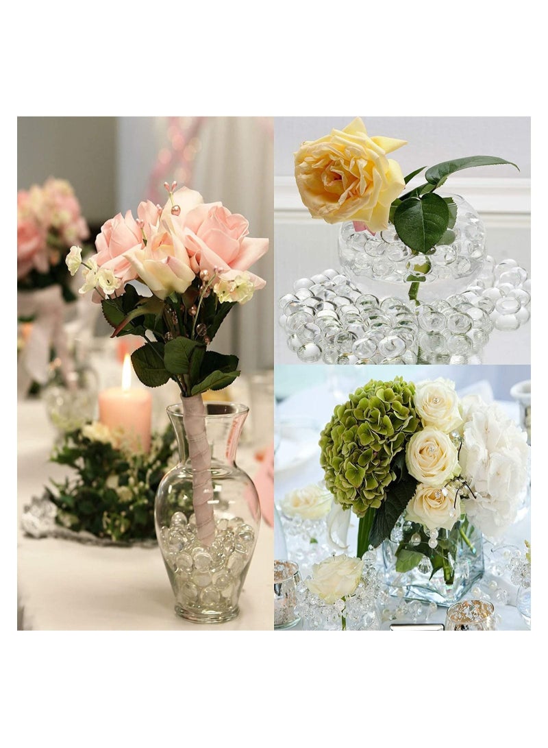 Captaintech 20000 Pcs Jelly Magic Cristal Decorate Water Beads Transparent Hydrogel Jelly Bead Vase Filling Floating Pearl Floating Candle Making - Image 4