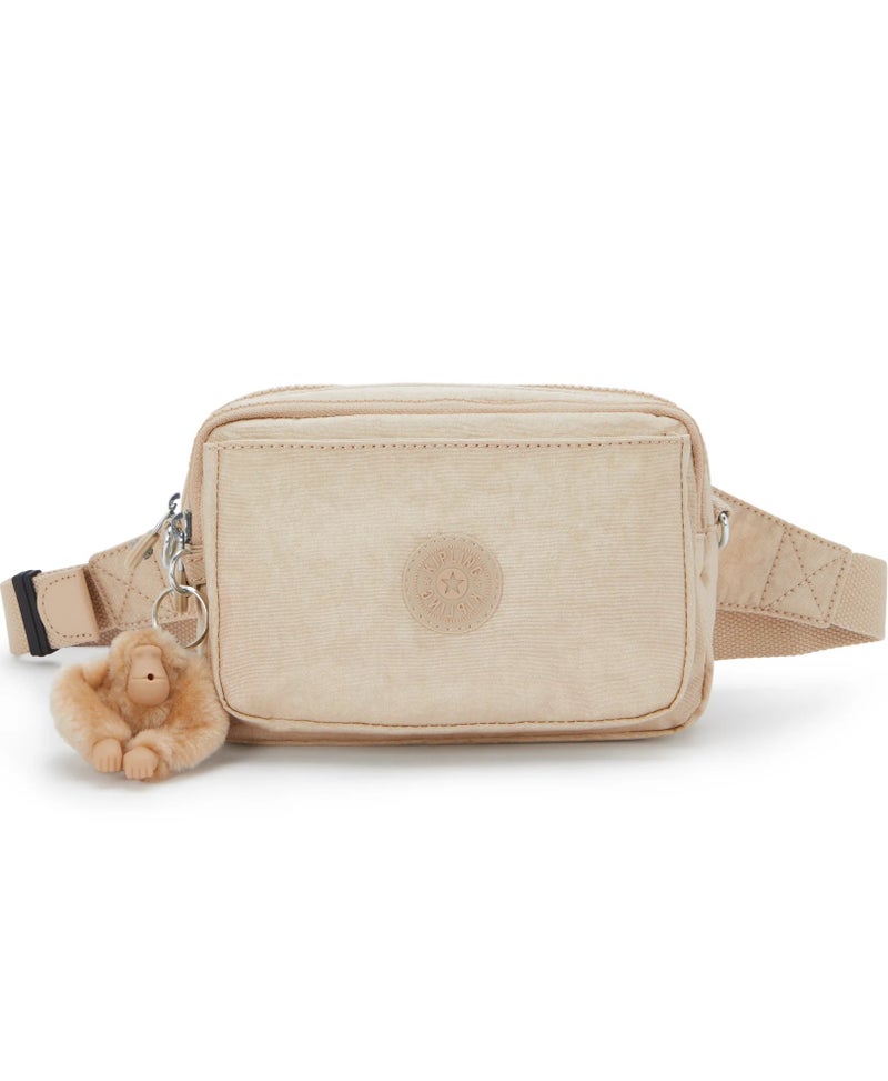 kipling Abanu Multi Small Female Crossbody (Convertible To Waist Bag) - Sparkled Beige - Image 1