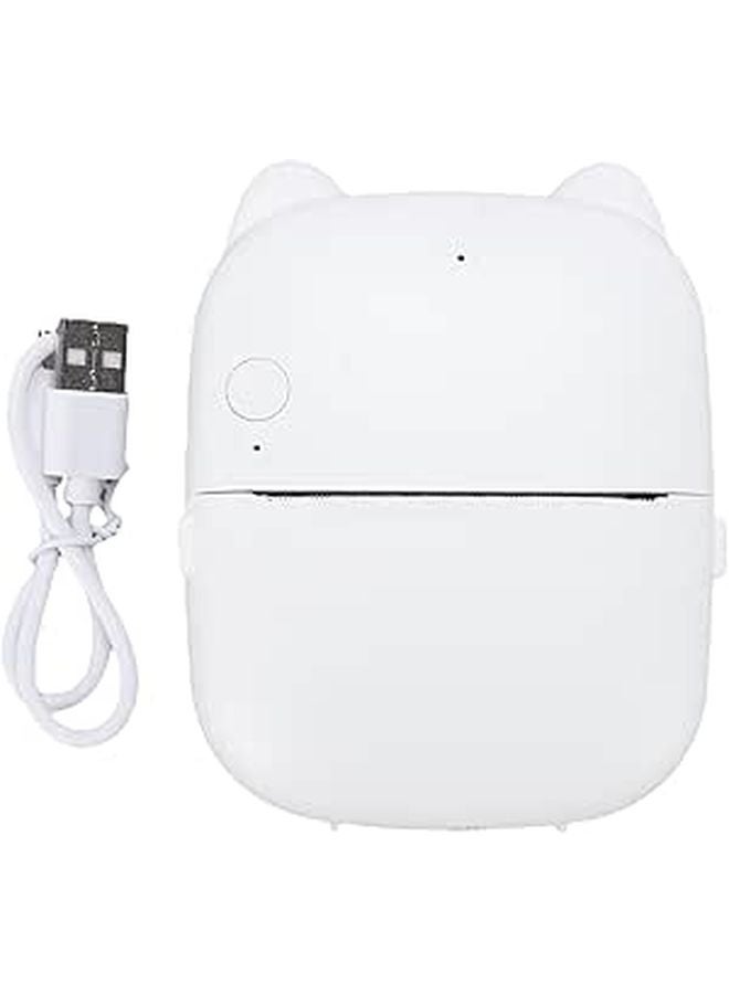 طابعة ملصقات محمولة بدون حبر، لاسلكية، بتطبيق ومراقبة صوتية، طابعة حرارية للأطفال، للسفر والمنزل والمدرسة والمكتب، هدية - Image 1