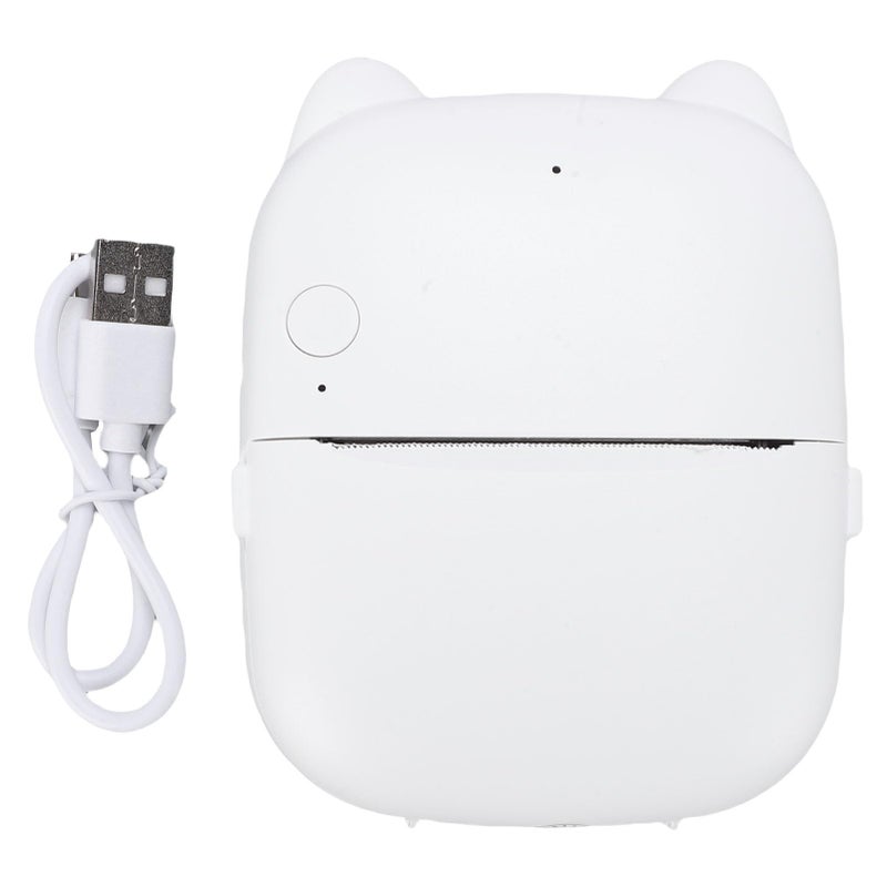 طابعة ملصقات محمولة بدون حبر، لاسلكية، بتطبيق ومراقبة صوتية، طابعة حرارية للأطفال، للسفر والمنزل والمدرسة والمكتب، هدية - Image 2