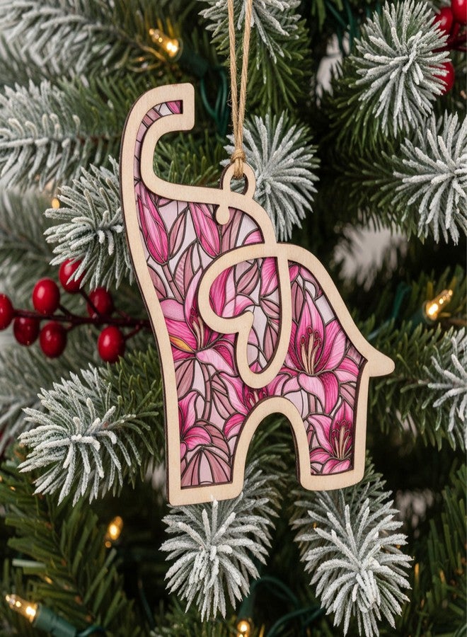 Sensemory Best Friend, Friendship Elephant Ornament, Elephant Gift for Women, Unique Valentines Gifts for Friends, Birthday Valentines Day Gifts for Friends (Pink) - Image 5