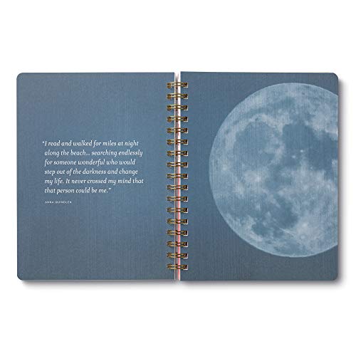 Compendium Spiral Notebook - The map to where she’s going is written on her heart. — A Designer Spiral Notebook with 192 Lined Pages, College Ruled, 7.0”W x 9.25”H - Image 3