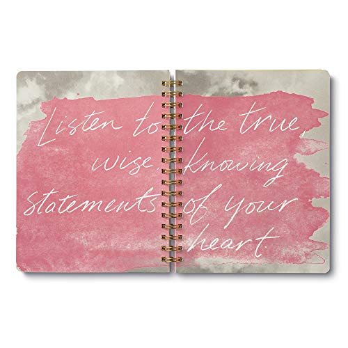 Compendium Spiral Notebook - The map to where she’s going is written on her heart. — A Designer Spiral Notebook with 192 Lined Pages, College Ruled, 7.0”W x 9.25”H - Image 5