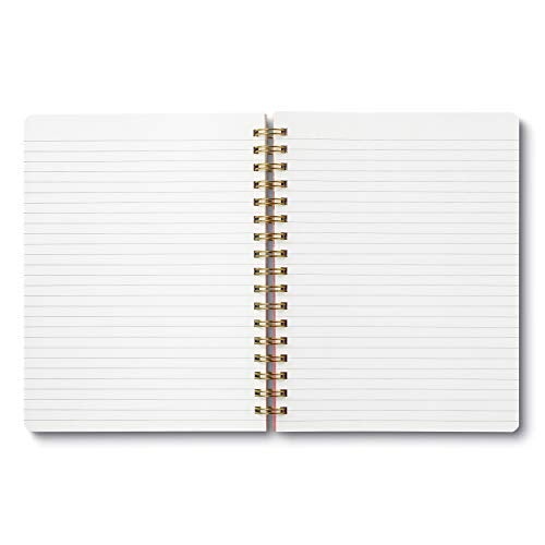 Compendium Spiral Notebook - The map to where she’s going is written on her heart. — A Designer Spiral Notebook with 192 Lined Pages, College Ruled, 7.0”W x 9.25”H - Image 4