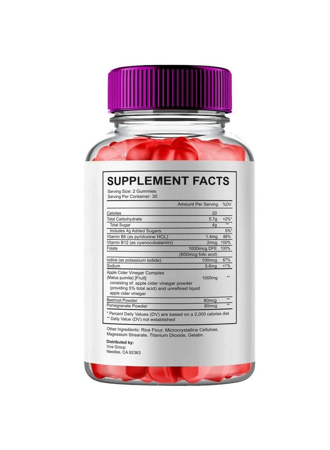VIVE MD Proton Keto ACV Gummies Advanced Weight Management, Protein Keto ACV Gummies, Proton Keto Plus Gummies with Apple Cider Vinegar Supplement 1000mg, Proton Keto+ACV Gummies Reviews (1 Pack) - Image 2
