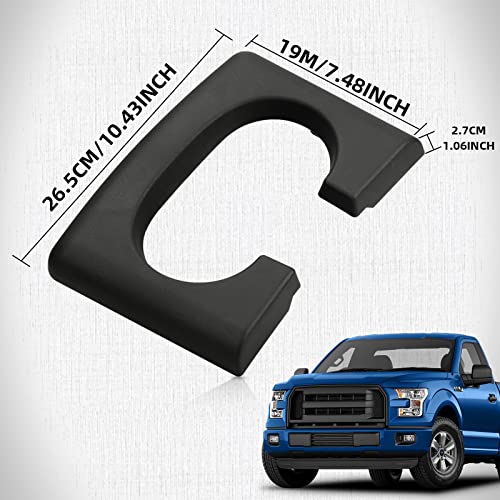 Parfyter Center Console Cup Holder Replacement Pad Black Compatible with Ford F150 2004-2014 Center Console Cup Holder Pad - Image 5