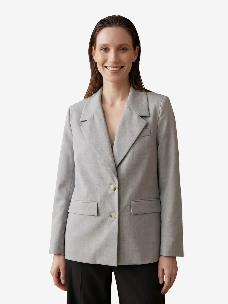 ماي فاشن MY FASHION Women's Crepe Blazer Jacket