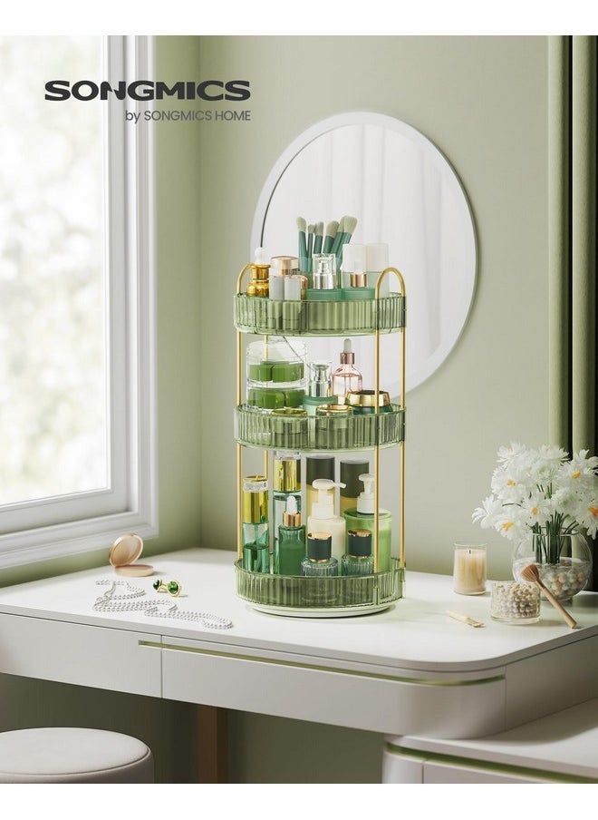 Makeup Organizer, 3-Tier Round Rotating Skincare Organizer Countertop, Customizable, Toiletries Vanity Organizer, Lazy Susan, Gift, Pale Green Ujka011C01 - pzsku/Z3776477F46D365F78886Z/45/_/1730894452/815a2914-7e37-434c-89b1-d5961ebdc3c2