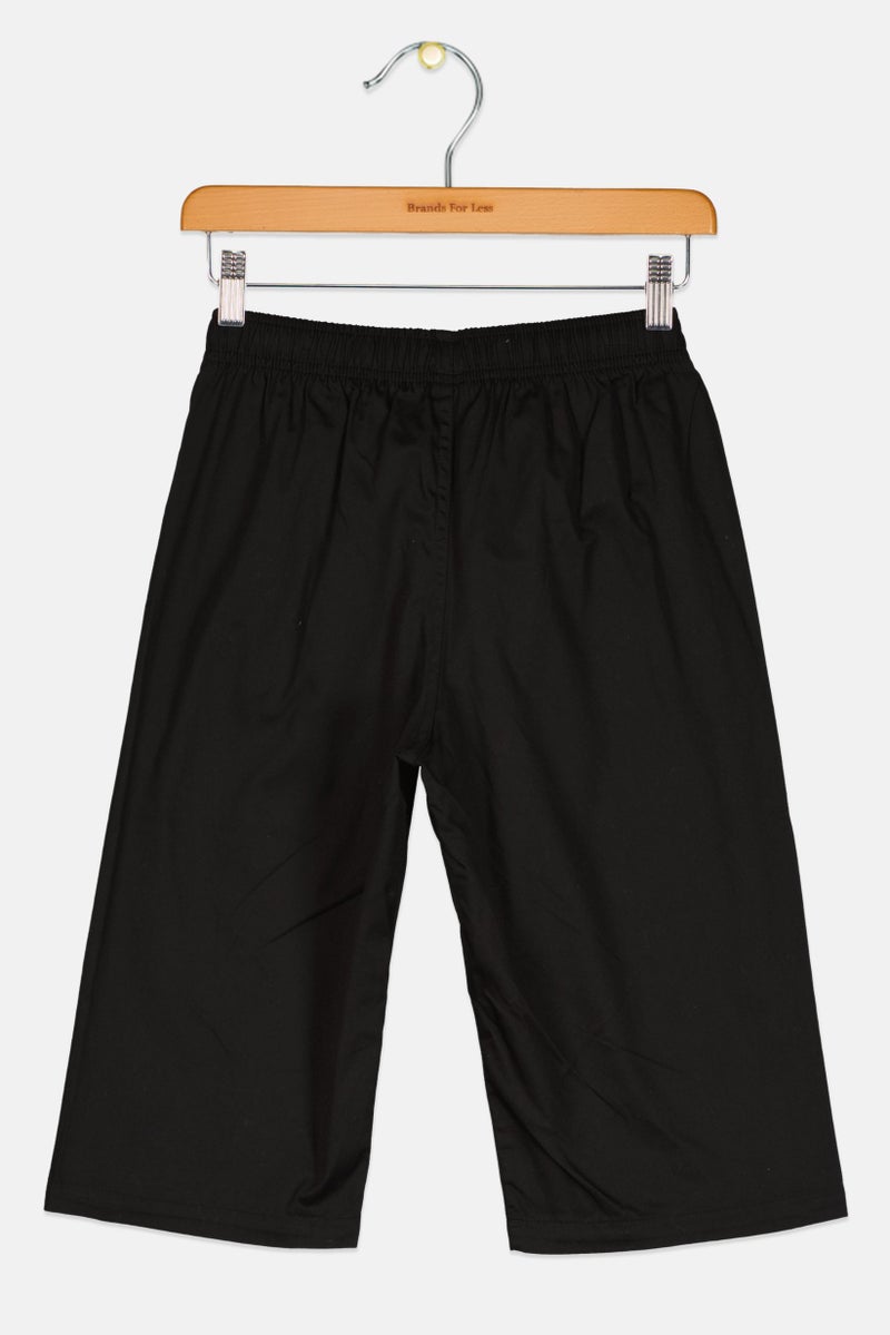 PUMA Kids Boy Sportswear Fit Training Capri Pants, Black  - Image 2