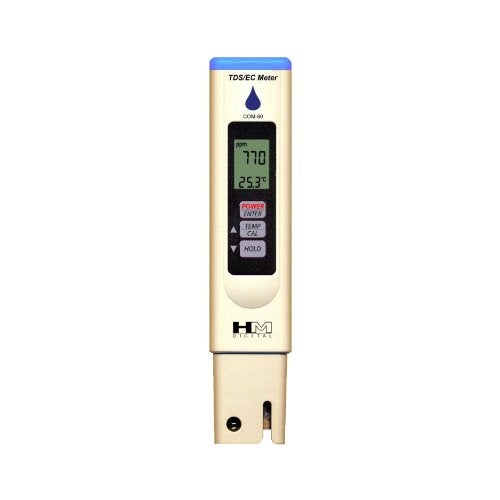 HM Digital COM-80 Electrical Conductivity (EC) and Total Dissolved Solids Hydro Tester, 0-5000 ppm TDS Range, 1 ppm Resolution, 2% Readout Accuracy - Image 3