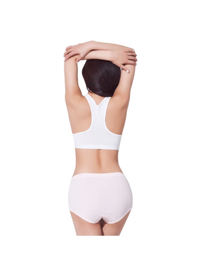 Your Sun Comfortable And Breathable 100% Cotton Women's Underwear, Seamless Mid-aged And Elderly Loose Plus Size Three-pack Women's Briefs - Image 1