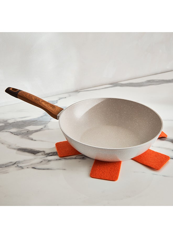Home Box La Natura Forged Induction Wok with Trivet 48 x 10.5 x 28 cm  - Image 1