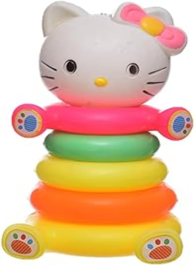 Maayergy NO:NS-N216-11 Set Of 5 Pieces Of Rings Toy For Kids For Endless Hours Of Entertainment - Multi Colour 