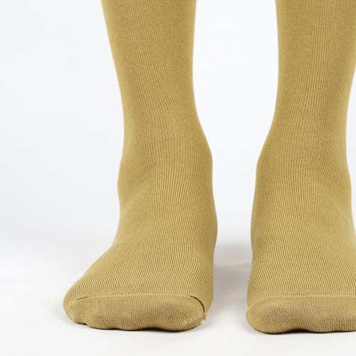 FOOTPRINTS Odour free Organic Cotton & Bamboo Men's Formal Socks | Khaki | Pack of 4 - Image 2