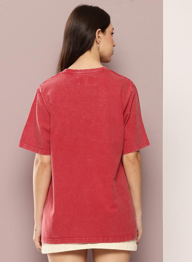 Dillinger Women Acid Washed Oversized T-Shirt - Image 4