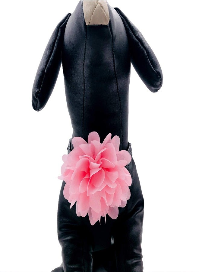 PET SHOW 12pcs Pink Dog Collar Bows and Flowers Attachment for Girls Puppies Cats Female Small Medium Dogs Collars Embellishment Decor for Wedding Birthday Parties Grooming Pet Collar Accessories - Image 5