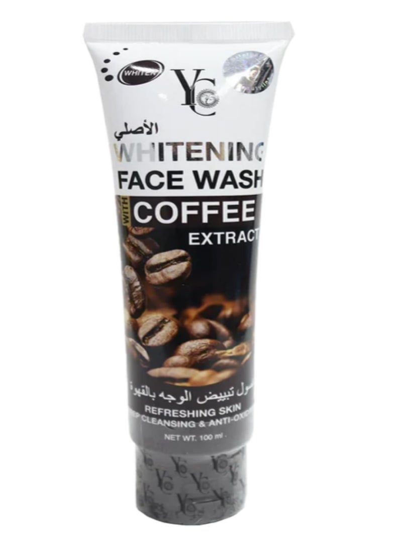 YC Whitening Coffee Extract Face Wash 100ml - Image 1