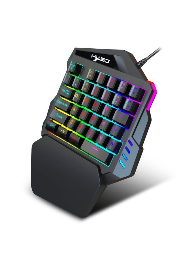 NIBEMINENT High Grade Single Hand Gaming Wired Keyboard  - Image 2