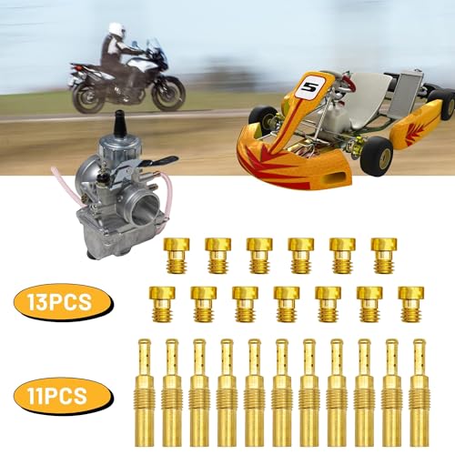 YGQ 24Pcs Carburetor Main Pilot Jet Kit for Nibbi PWK Keihin Honda CVK Yamaha OKO GY6 PWM PE FCR-MX PJ 99101-393 N424-21 - Image 4