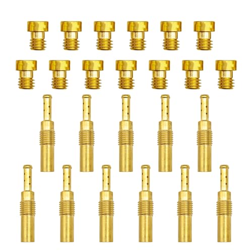 YGQ 24Pcs Carburetor Main Pilot Jet Kit for Nibbi PWK Keihin Honda CVK Yamaha OKO GY6 PWM PE FCR-MX PJ 99101-393 N424-21 - Image 1