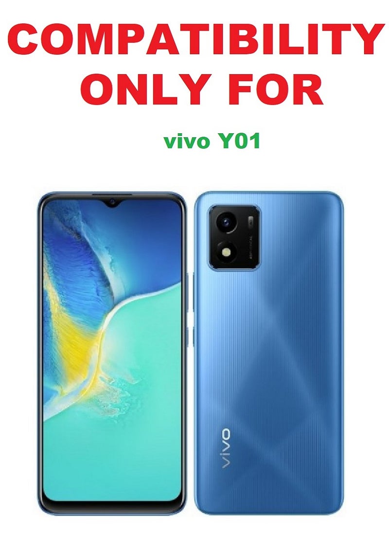Super Tempered Glass Screen Protector Clear Designed For vivo Y01 Full Screen Coverage And Bubble Free - Image 3