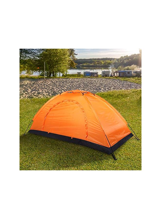 PROMASS خيمة تخييم مقاومة للماء، خيام قبة شخصية محمولة خفيفة الوزن ومهوّاة سهلة الطي للتخييم، الصيد، التسلق - Image 2