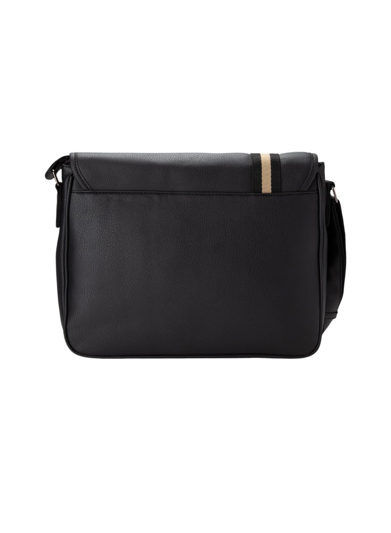 Bata Patterned Crossbody Bag Black  - Image 2