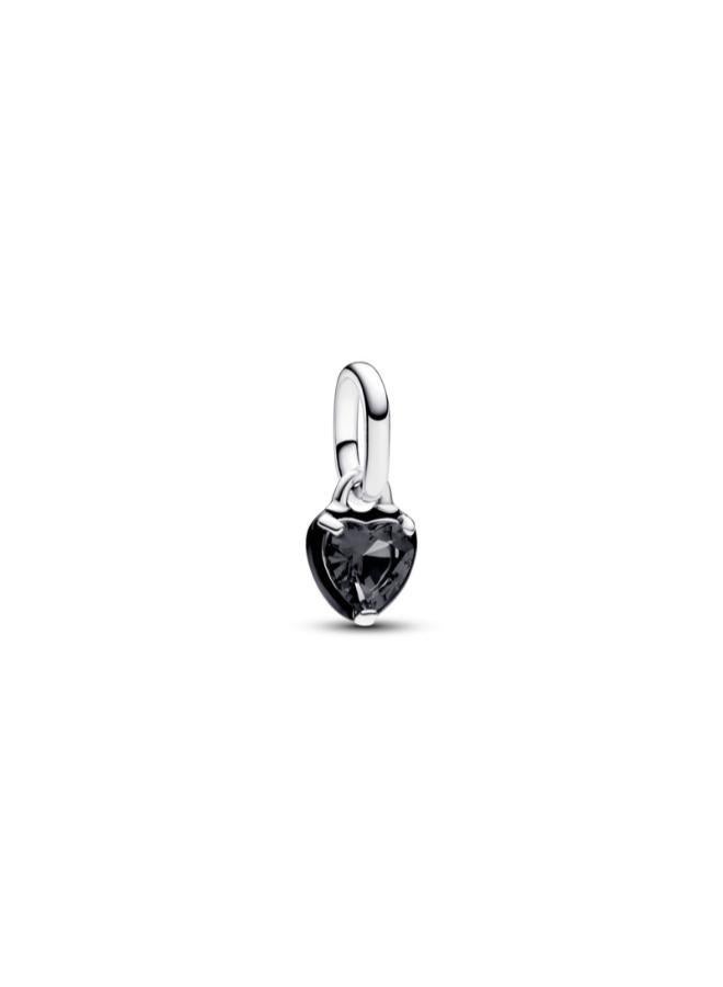 Pandora ME Black Chakra Heart Mini Dangle Charm - Image 1