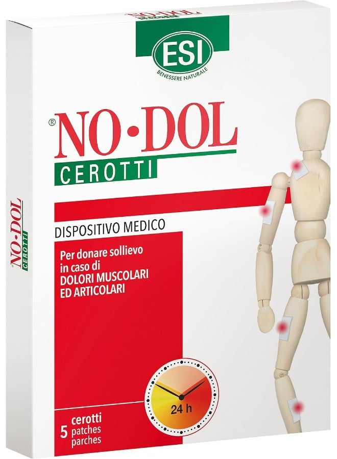 ESI NO DOL Patches For Muscle & Articular Pains - 5 Patches - Image 1