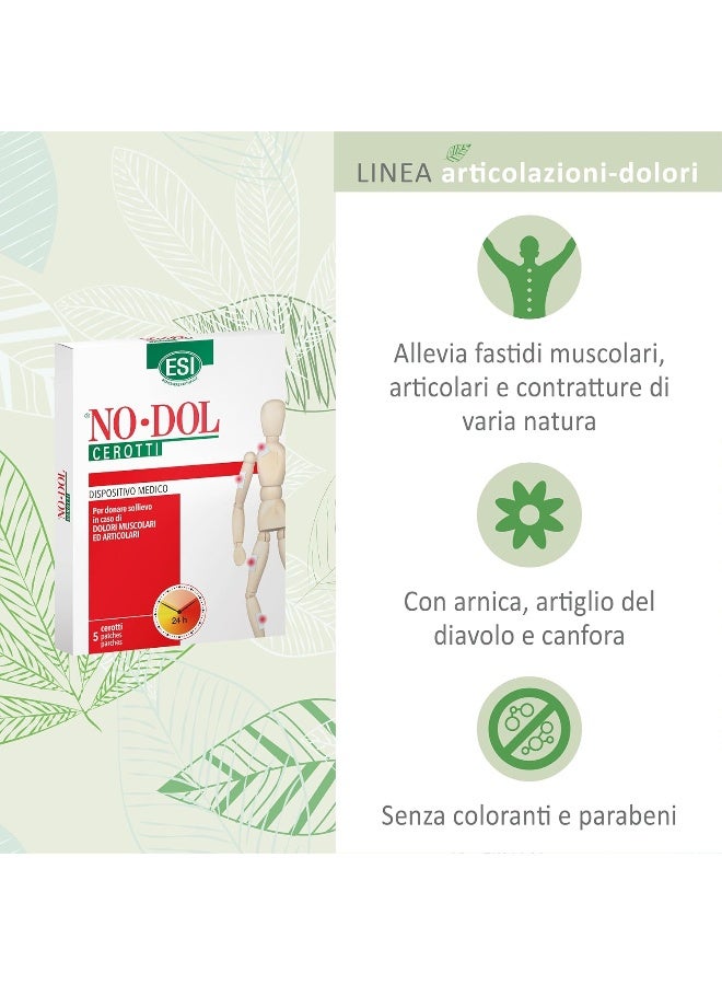 ESI NO DOL Patches For Muscle & Articular Pains - 5 Patches - Image 3