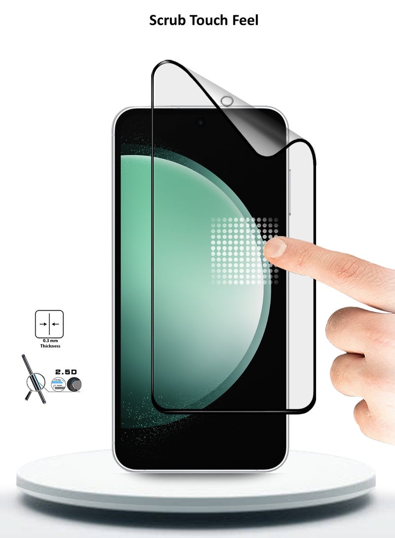 Wtech Nano Ceramic Full Glue Full Cover Matte Flexible Screen Protector For Samsung Galaxy S24 FE 5G 2024 Clear/Black - Image 4