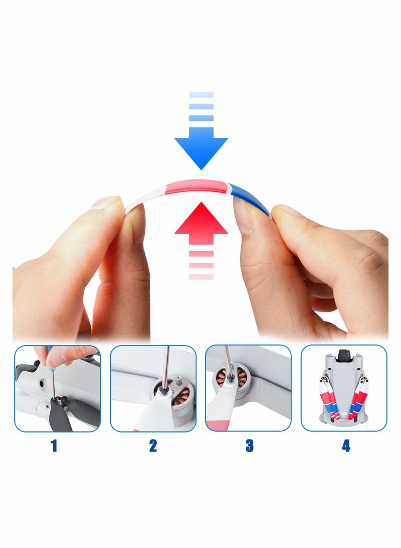 Y&D Propeller Replacement for Mini 3 Pro 8 Pieces Set of Blade Wing Spare Parts - Image 5