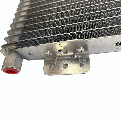 OVANOH Low Pressure Drop Transmission Oil Cooler 40k Transmission Oil Cool Compatible For Heavy Duty 40,000 GVW Max Low Mounting Hardware Towing Applications and Advanced Cooling Protection LPD47391 - Image 5