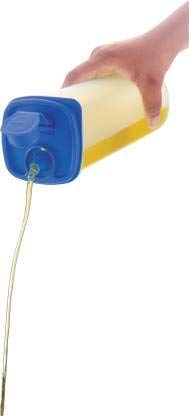 pass pass Oil Dispenser for Kitchen | 1 Liter Cooking Oil Bottle with Lid | Leak-Proof Plastic Oil Dispenser Jar for Home & Restaurant Use | Pack of 2 - Image 3