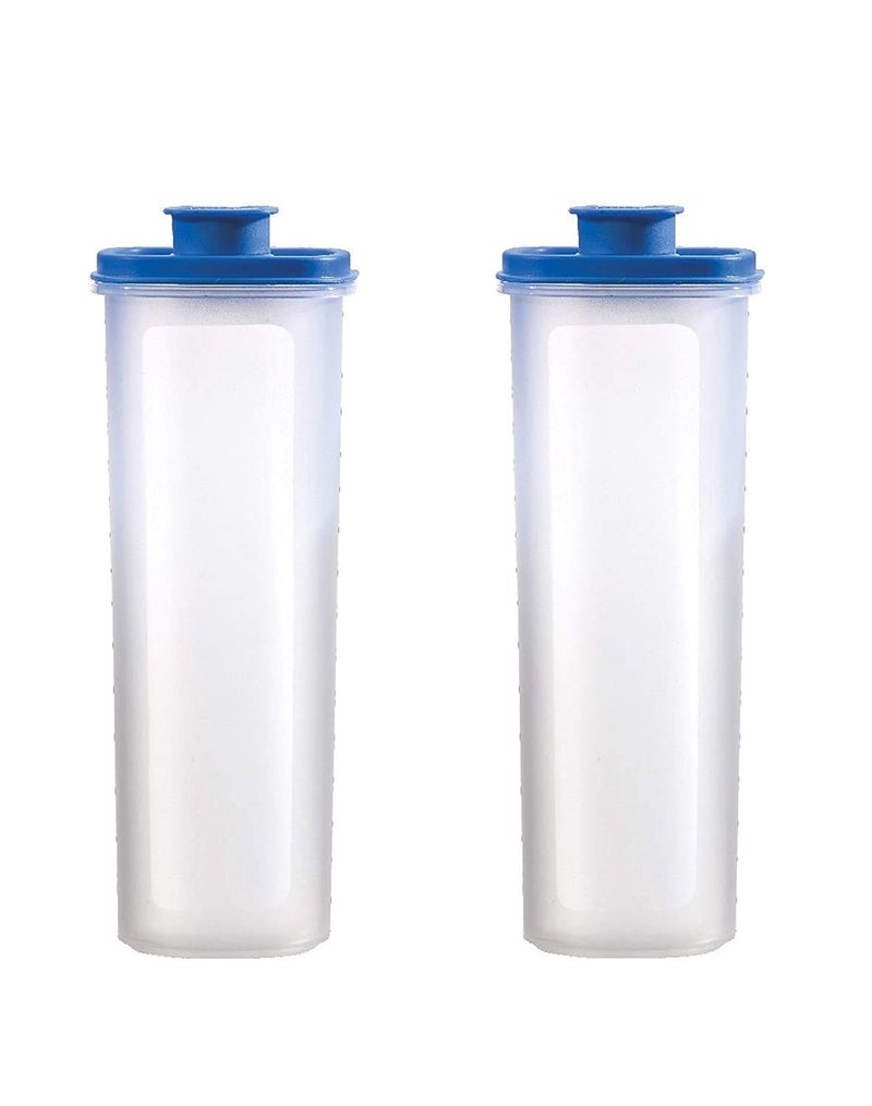 pass pass Oil Dispenser for Kitchen | 1 Liter Cooking Oil Bottle with Lid | Leak-Proof Plastic Oil Dispenser Jar for Home & Restaurant Use | Pack of 2 - Image 1