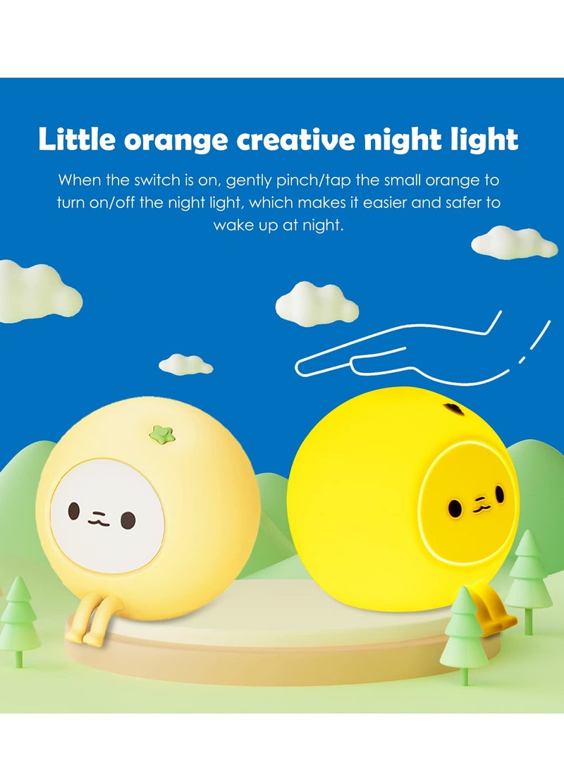 SYOSI Night Light for Kids, Brightness Adjustable, Silicone Nursery Squishy Soft Rechargeable Color Changing Cute Night Light, Portable Bedside Nursery Lamp, Gift for Girls Boys Toddler - Image 5