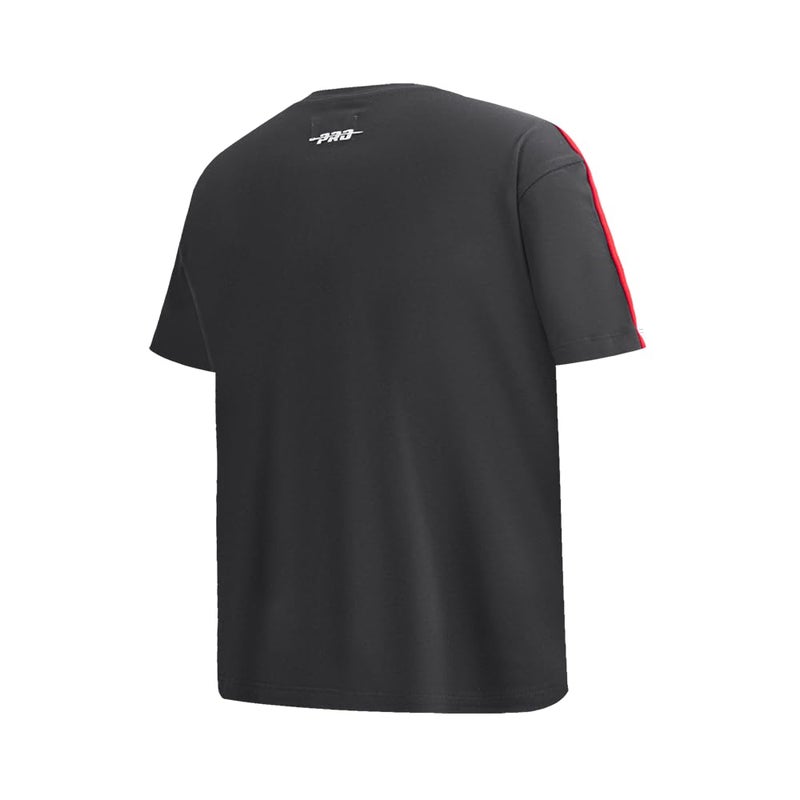 Pro Standard Big Boys NBA Toronto Raptors Retro Classics Short Sleeve Taping Tee Black/Red M - Image 2