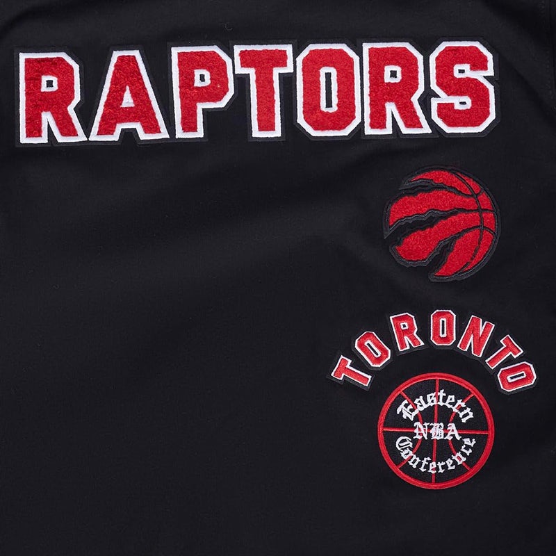 Pro Standard Big Boys NBA Toronto Raptors Retro Classics Short Sleeve Taping Tee Black/Red M - Image 3