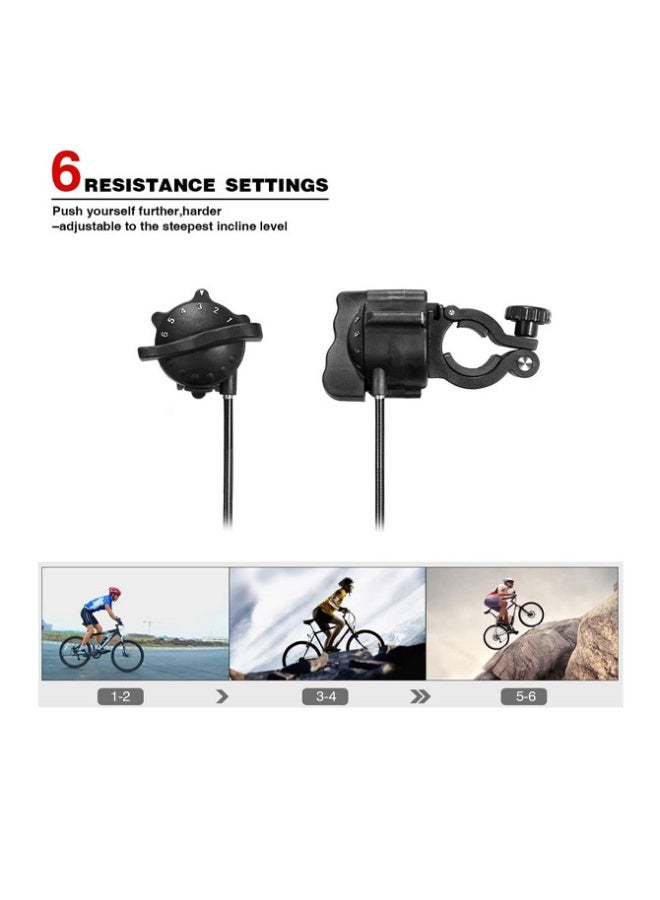 ماكس سترينث حامل دراجة ثابت للتدريب على ركوب الدراجات في الأماكن المغلقة، حامل مغناطيسي ثابت للتمارين الرياضية للدراجات الهوائية الجبلية ودراجات الطرق، حامل دولاب الموازنة - Image 4