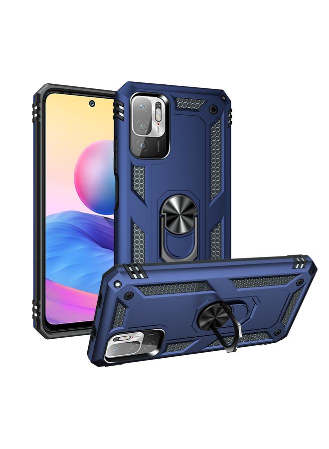 The Bros Case For Xiaomi Redmi Note 10 5G Shockproof TPU + PC Protective Case with 360 Degree Rotating Holder