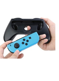 SYOSI Grip Kit Grip Compatible with Nintendo Switch Controller Racing Switch Steering Wheel - 4 Pack, Comfort Handle for Kids Family Fun Special for Mario Kart 8 Deluxe (Black)  - Image 5