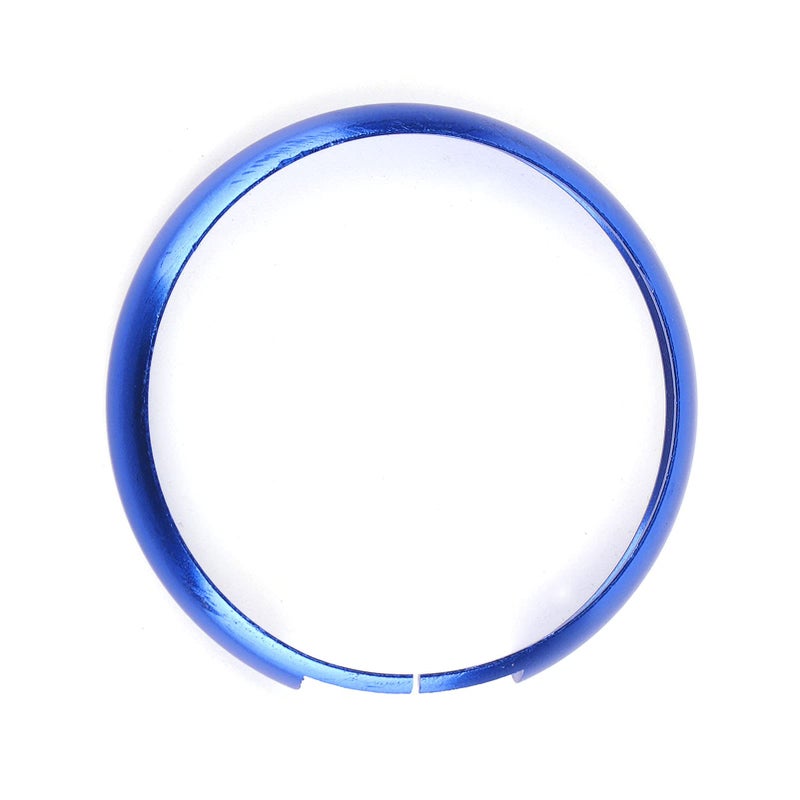 Dark Blue Aluminum Alloy Key Fob Ring Trim Replacement for MINI Cooper S One Models - Image 3