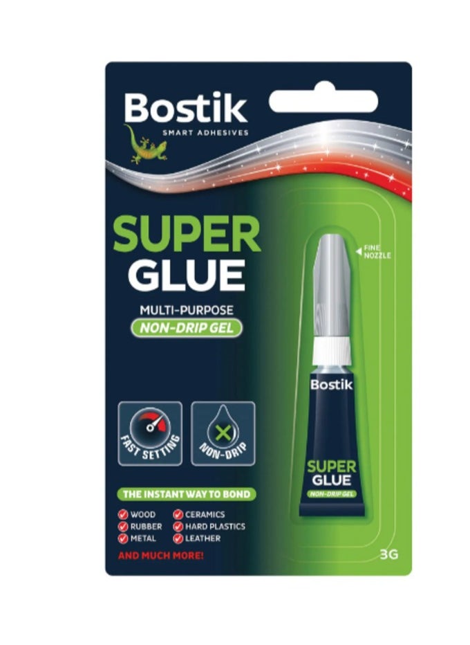 Bostik Bostik Multi-Purpose Non-Drip Gel + Liquid Super Glue Bundle (3 g, 2 Pc.)  - Image 3